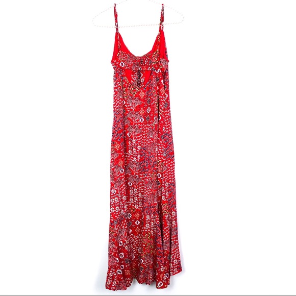 ABEL THE LABEL ATL Lola Red Floral  Dress - Picture 9 of 12